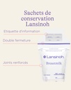 Sachets pour lait maternel