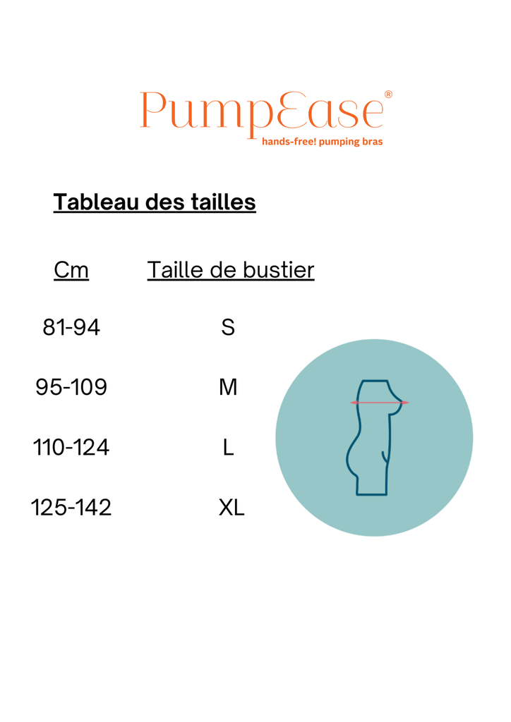 Tableau des tailles